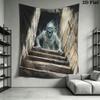 Horrible basement Wall Hanging Printed Fabric Blanket Decorative Tapestries for Bedroom Living Room Home Decor