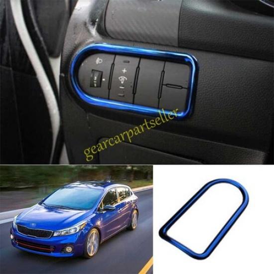 For Kia Forte K3 14-2018 Blue Titanium Driver s Side Dash Control Cover Trim