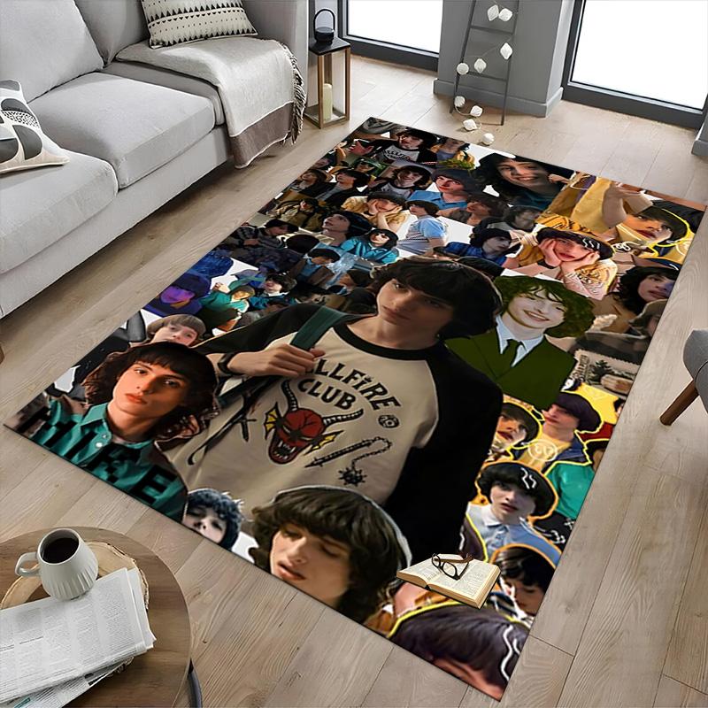1pc Stranger Things Upside Down Adventure Carpet for Playroom Bedroom Living Room Sofa Home Decor,kids Game Area Rug Non-slip Floor Mat Y72982