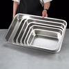 ZISIZ Stainless Steel Rectangular Food Pan