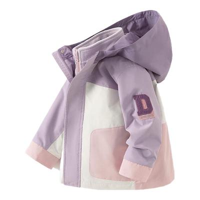 Dave & Bella Kids' 3-in-1 Windproof Waterproof Jacket