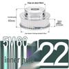 60-Teeth 5M Timing Pulley, T-Slot Width 16/21/27mm, BF Type Stepped with Machined Hole 6-20mm