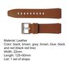Watch Band Soft Replacement 22mm Faux Leather Watchband Strap Bracelet for Huawei GT/GT2