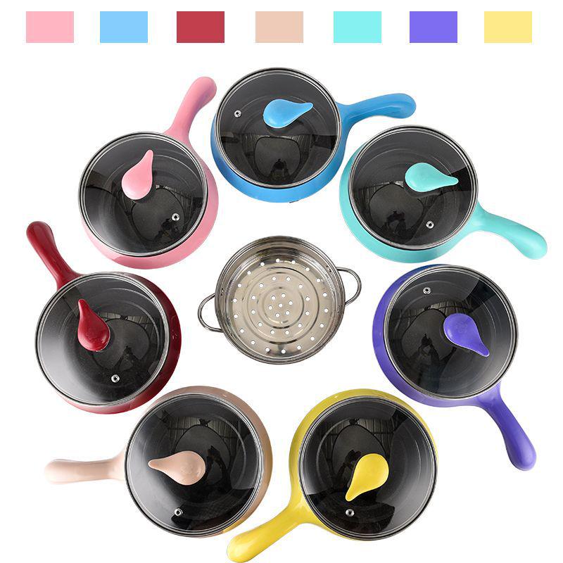 Multifunktionaler elektrischer Antihaft-Kochtopf: Omelett, Braten, Mini-Hot Pot.