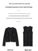 Korean Chic Slim 100% Cashmere Knit Cardigan Dress Set - Skin-Friendly Women's Wear