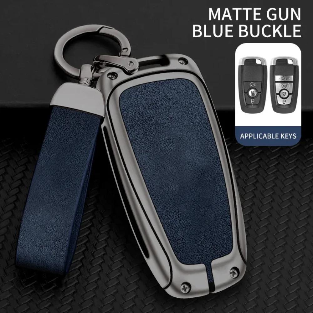 Zinc Alloy Car Remote Key Case for Ford Ranger Wildtrak Remote Control Protector for Ford Ranger Wildtrak Key Cover Accessories