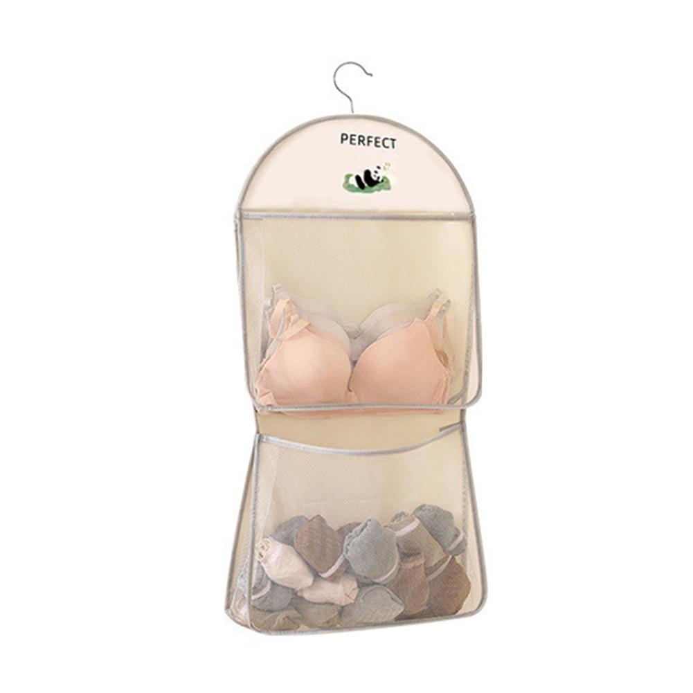Mesh Hanging Organizer for 24 Pairs of Socks Underwear and Accessories