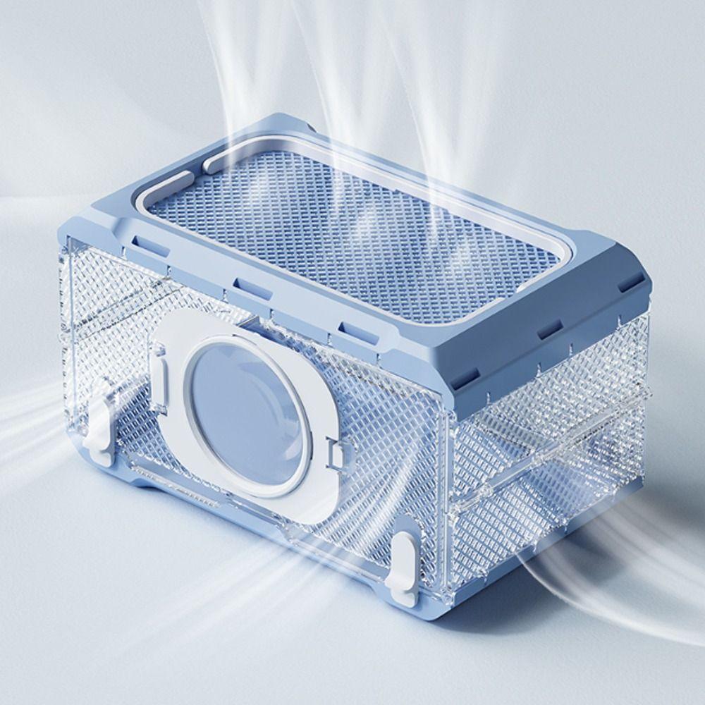 Waterproof Portable Hamster Cage Transparent Pet Observation Box Kindergarten Science Toy