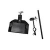Bass Drum Cowbell Holder with Plastic Clapper and Wooden Fish Extension Clip