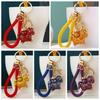 Rhinestone Zodiac Horse Pendant Exquisite New Year Pendant Horse Year Keychain  Ornaments