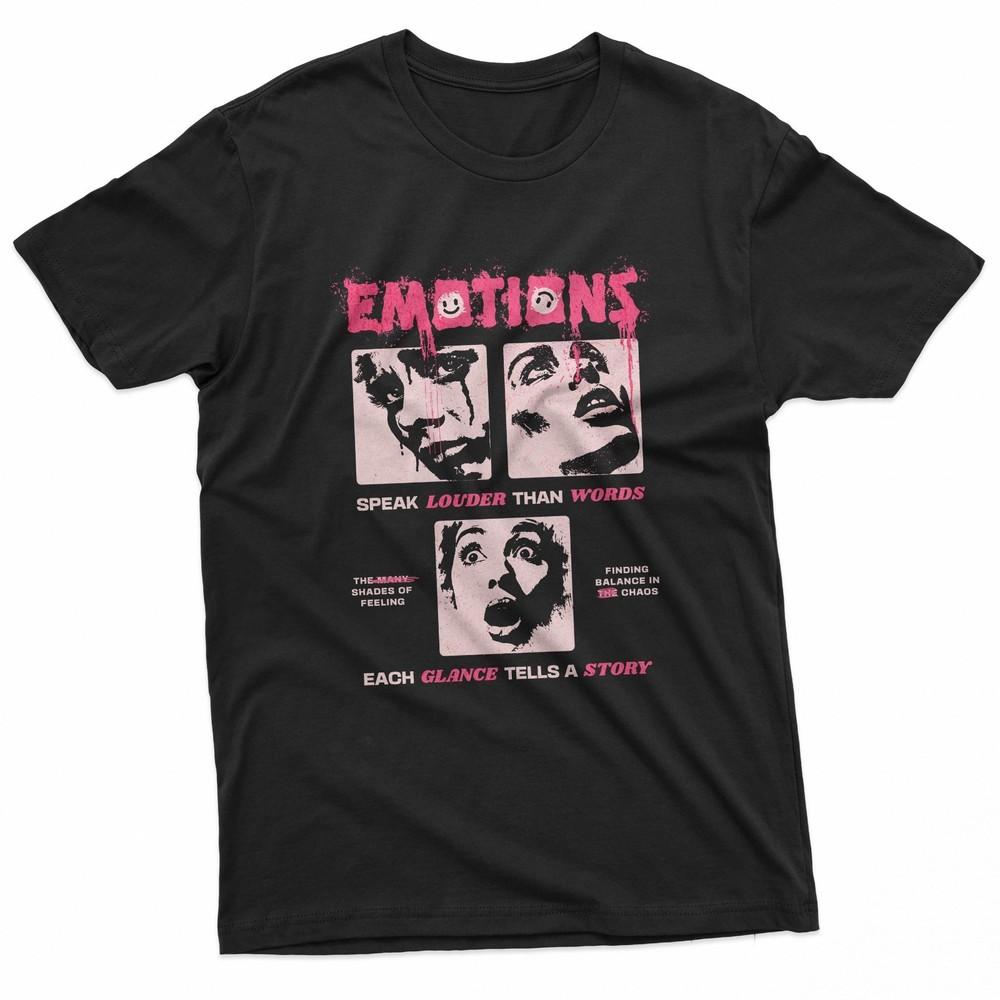 

Emotions Speak Grunge Art Streetwear TShirt Unisex T-Shirt XL