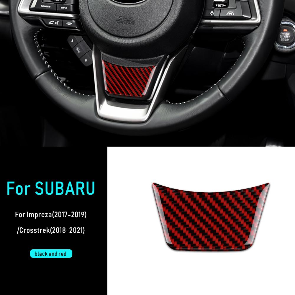 Soft Carbon Fiber Sticker For Subaru Crosstrek 2018-2025 Impreza 2017 2018 2019 2020 2025 2025 2025 Accessories Steering Wheel