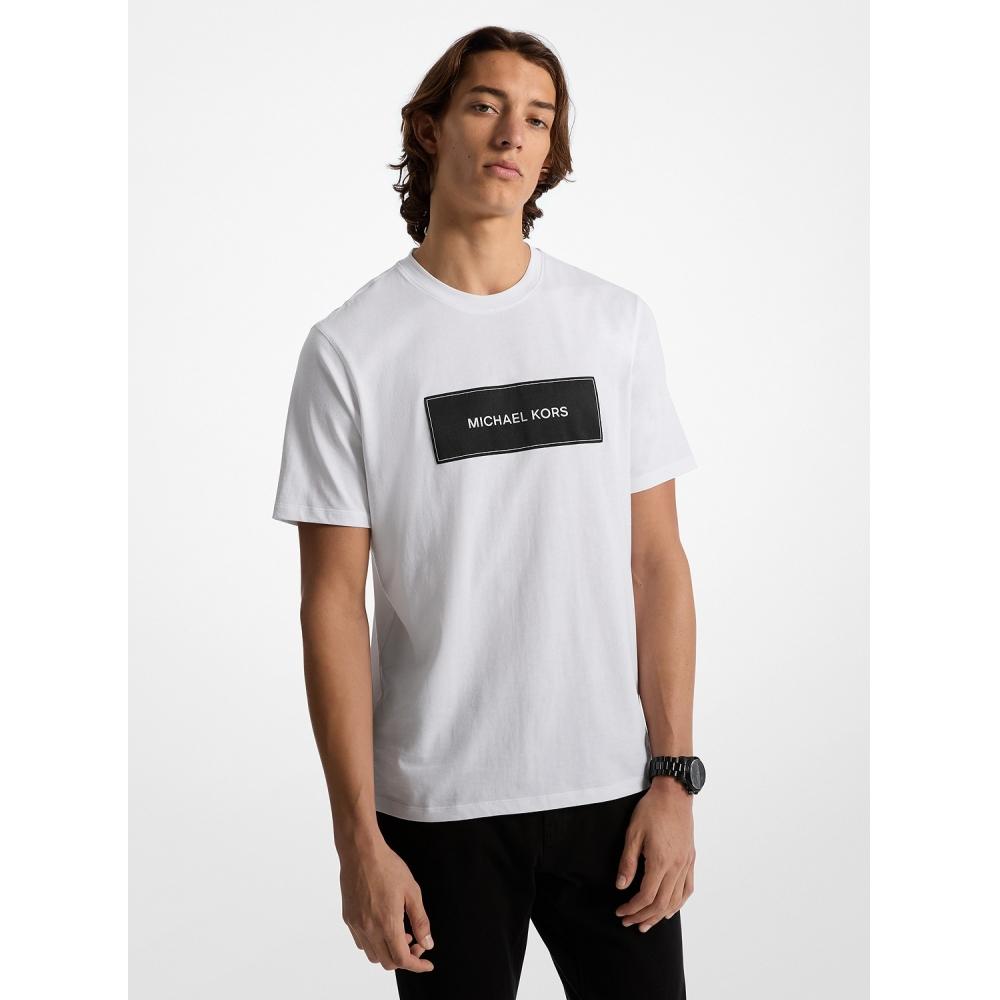 Michael Kors Logo Cotton Tee Or552effv4100 White