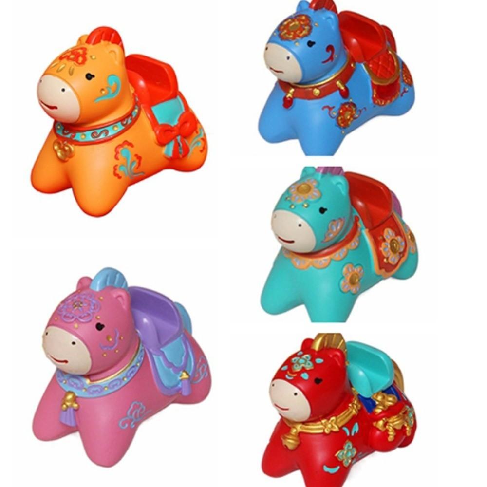 Chinese Style 2026 Horse Ornaments Holder Mascot 2026 Horse Year Figurines  Spring Festival