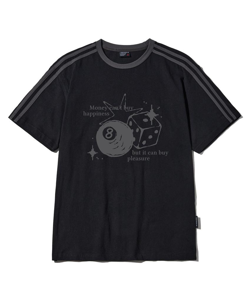 ELIMENO El Gamble Track Line Short Sleeve T-Shirt 5 Colors (Type B)
