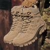 Botas de combate del desierto de gran tamaño para hombre Botas militares para hombre Botas de senderismo al aire libre