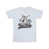 Tom And Jerry Mens Greyscale Square T-Shirt