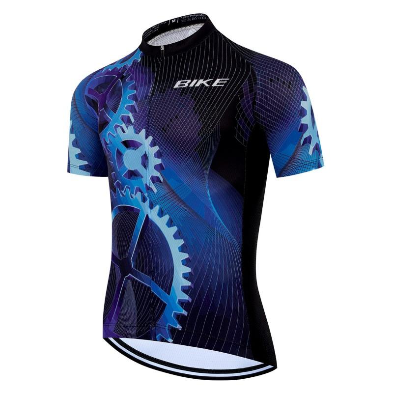Herren Fahrradtrikot Shorts Set Rennrad Mountainbike Atmungsaktiv Schnelltrocknend