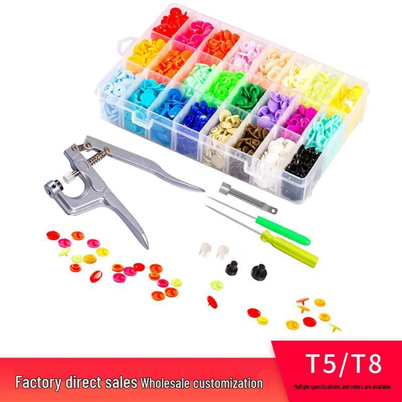 Kit de scule pentru nasturi cu capse: Set Bază Rivet & Perforator pentru Butoni Snap 633/655/831/201