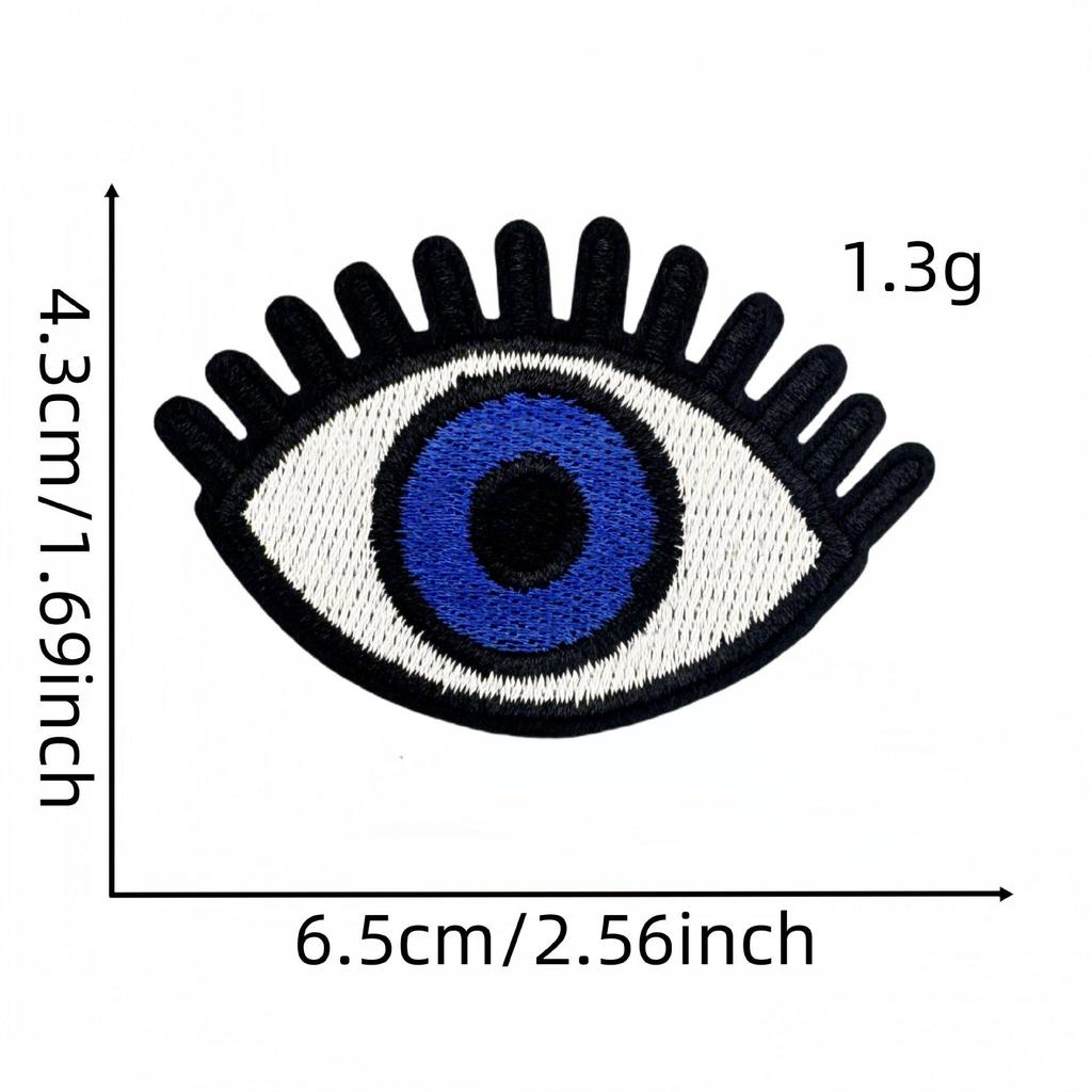 Punk Series Skull Embroidered Decorative Patch for Clothing