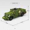 M3A1 Mașină de Recunoaștere Camion M6 M22 Locust WW2 Debarcările din Normandia Regatul Unit SUA Germania Armată Seturi Blocuri de Construcție Cărămizi Jucărie Al Doilea Război Mondial Militar