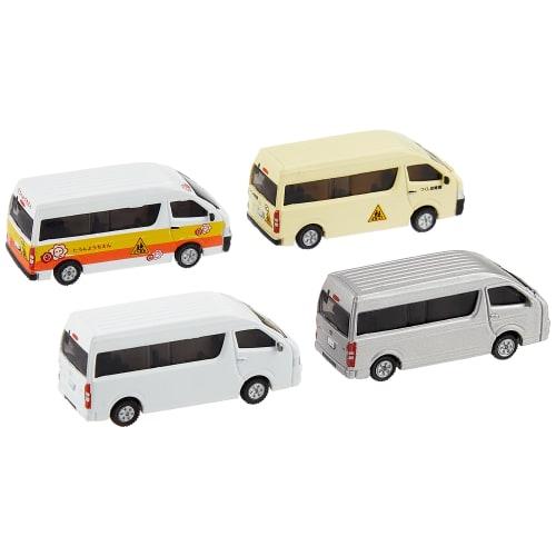 KATO N Gauge Toyota Hiace Super Long Kindergarten Bus (Set of 4) 23-651B Model Train Supplies