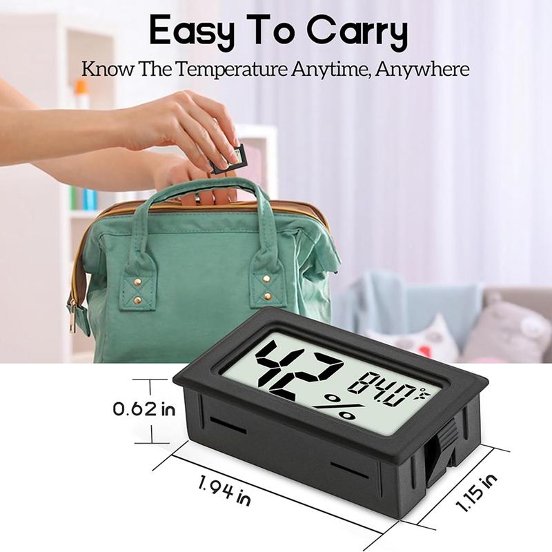 

6 штук Комнатный гигрометр Измеритель влажности Цифровые термометры Влажность с (℉) для теплицы, сада