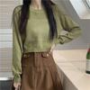 Long Sleeve Thin Hollow Out Sun Protection Cardigan Knitwear Women's Summer Designed Niche Loose Air-Conditioning Shirt Short Top