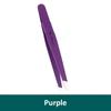 Colorful Stainless Steel Eyebrow Tweezers, Slant Tip Precision Hair Removal, Hollow Design Beauty Tool for Men Women