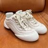 Genuine Leather Large Size Forrest Gump Women Shoes 2025 Designer Little White Shoes Couple Retro Leisure Sports Shoes