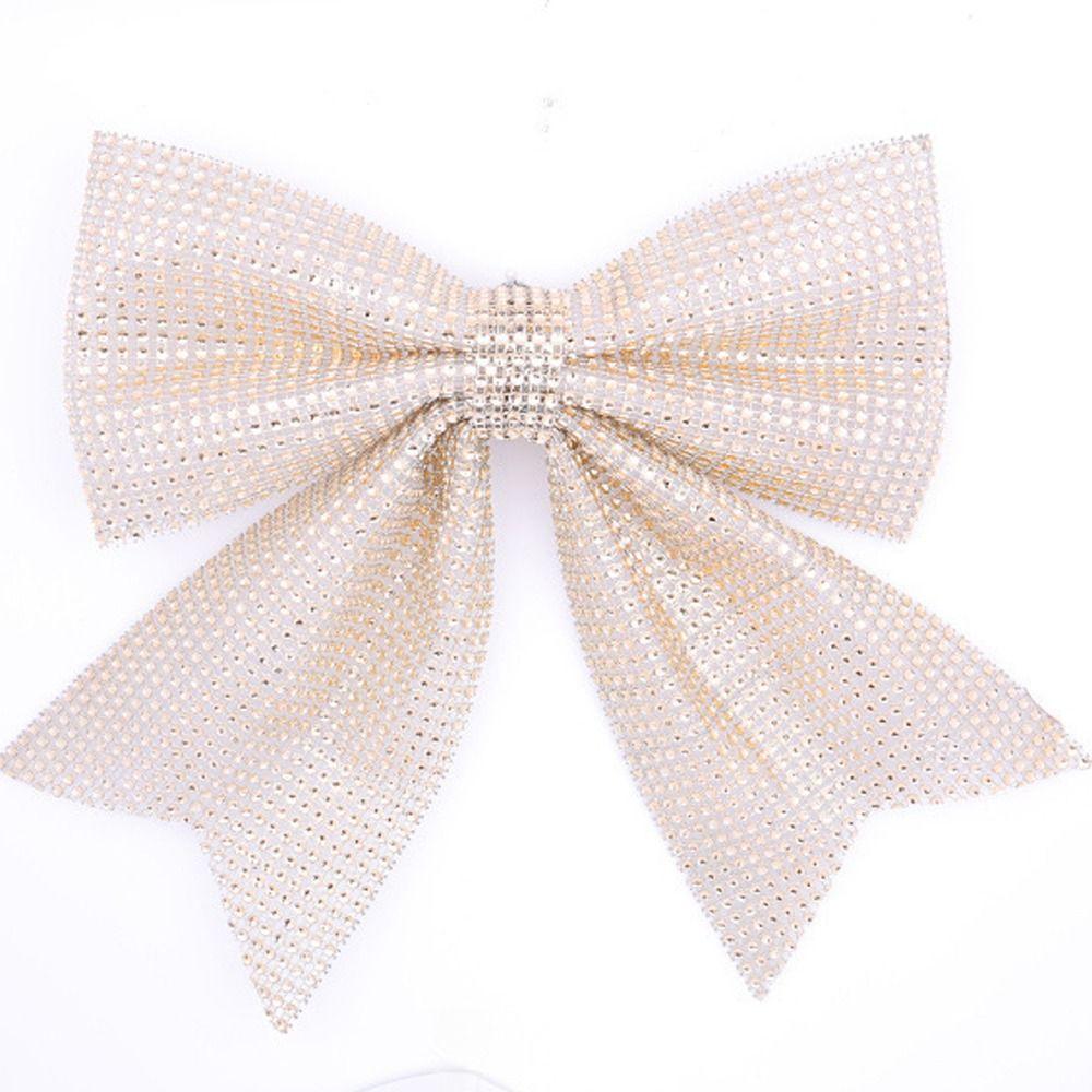 Exquisite Large Bow Pendant Cloth Christmas Tree Pendant  Home Decor