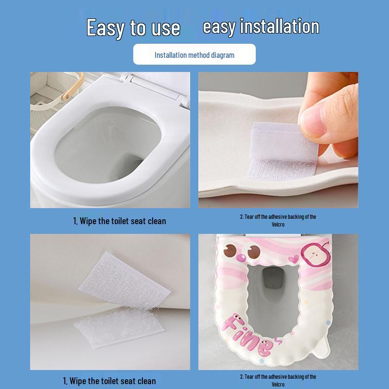 2025 Universal Waterproof Toilet Seat Cushion - All Seasons