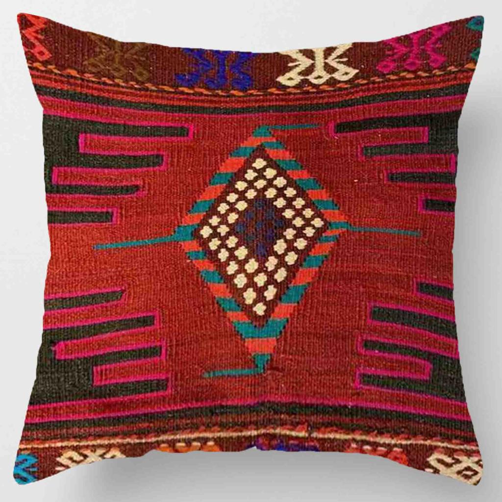 Bohemian Pillowcase Home Decor Polyester Comfortable Seat Cushion Geometric Cushion Family 45* 45cm Pillowcase