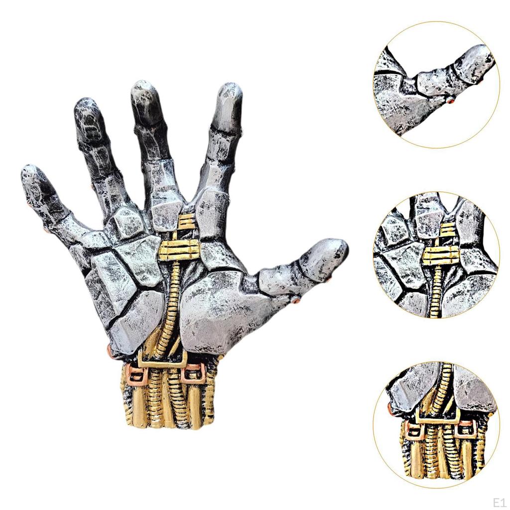 Basketball Storage Rack Ball Holder Mount Space Saving Football Soccer Resin Robotic Hand Statue