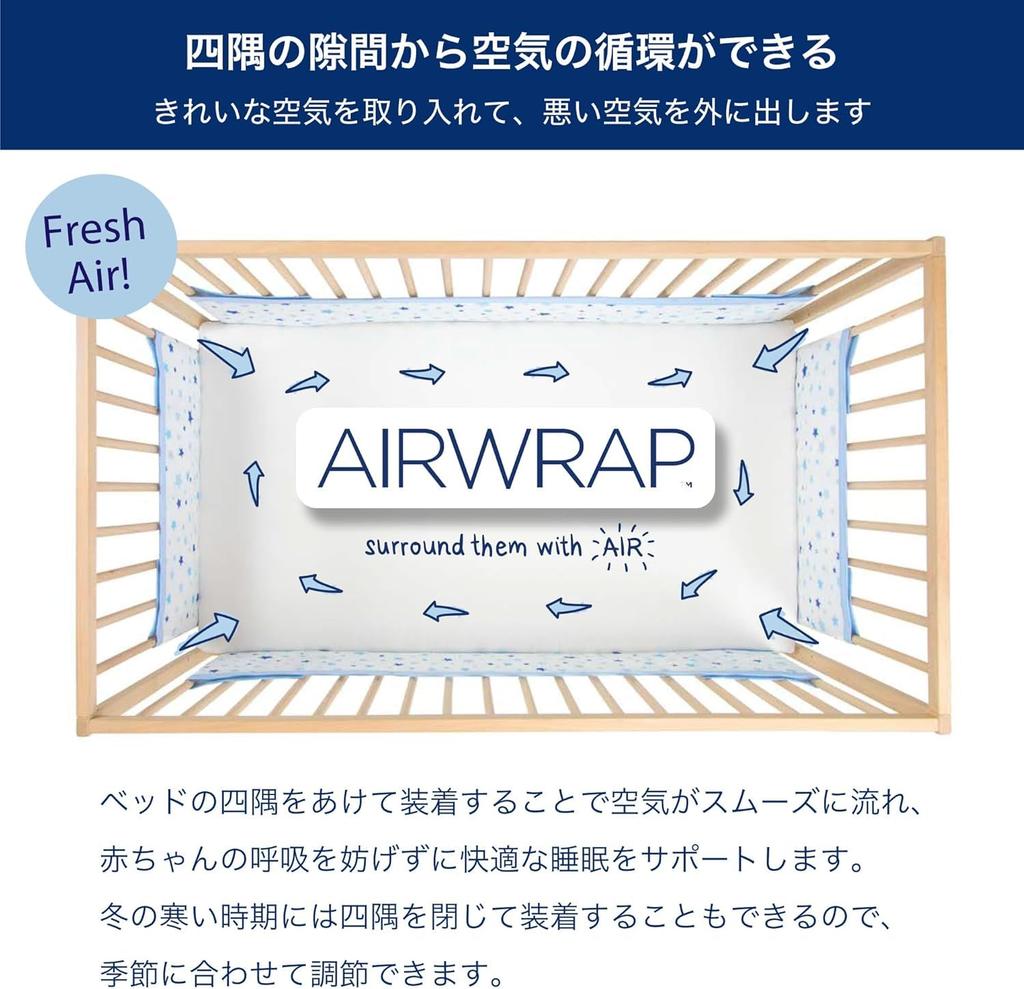 weegoamigo Baby Bed Side Baby Bed White Guard, Guard, Bumper, Airwrap,