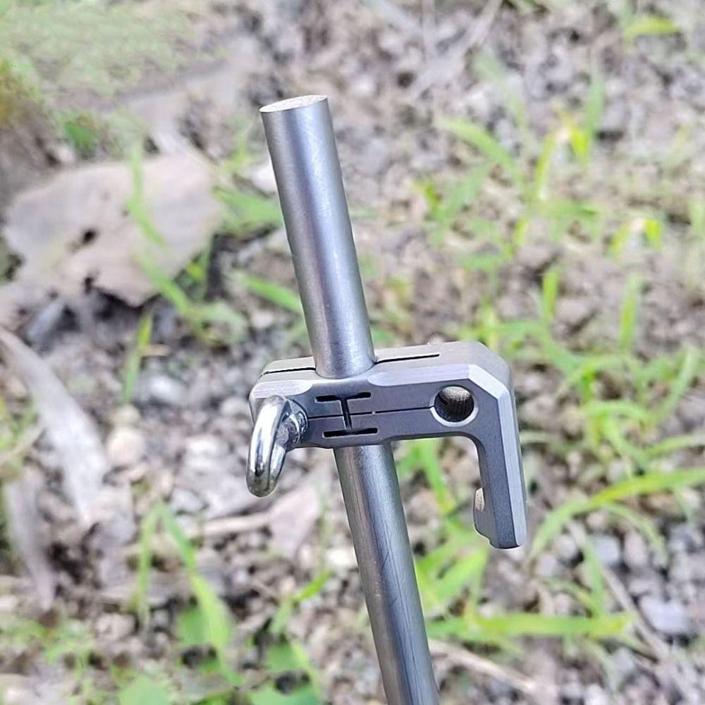 Lightweight 360° Rotatable Pegs 25/30/35cm Tent Titanium Nails  Camping Hiking Accessories