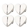 2/4/12/20Pcs Love Heart Curtain Magnet Closure Prevent Light Leaking Magnetic Curtain Clip Heavy Duty Alloy Thin Drapery Curtain Weight Magnet Holder