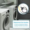 Washer Lid Lock SwitchsWashing Machine Part Appliance Replacement Accessory Compatible for AP6832601 W10838613 W11307244