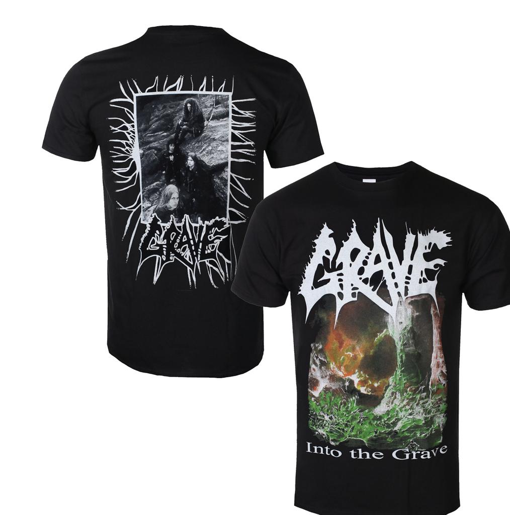 2025 GRAVE Grafik Baumwollhemd Unisex Herren Damen Sommer Kurzarm Mode Luxus Lässig Vintage Alltags-T-Shirt