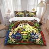 3Pcs Glass Legend Adventure Bedding Set Soft Fabric Duvet Cover Pillowcases Home Christmas Xmas Halloween Gift 1 Duvet Cover 2 Pillowcase L1268