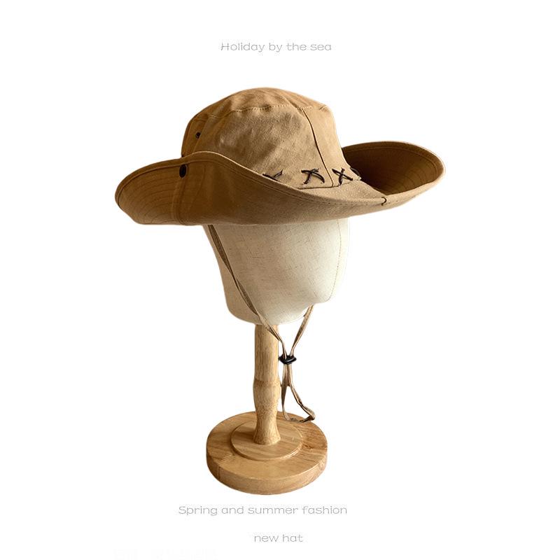 

Унисекс Федора: Шапка для альпинизма и путешествий с защитой от солнца, сворачиваемыми полями, идеально подходит для весенне-летних походов и модных трендов на открытом воздухе. Size M (56-58cm) хаки