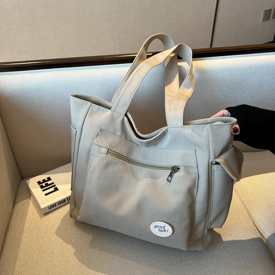 New Women's Oxford Tote Bag - Large Capacity Fashion Shoulder Bag for Students & Commuters