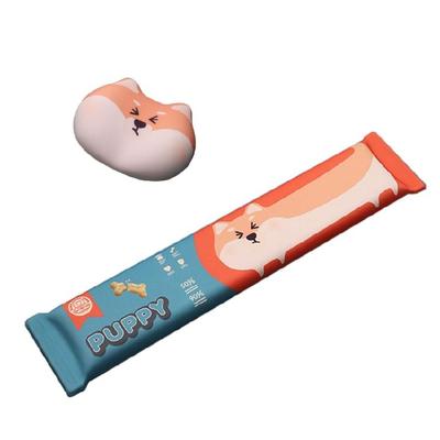Tapis de souris Shiba Inu avec repose-poignet et base antidérapante pour une utilisation stable dans les bureaux et les cafés Internet