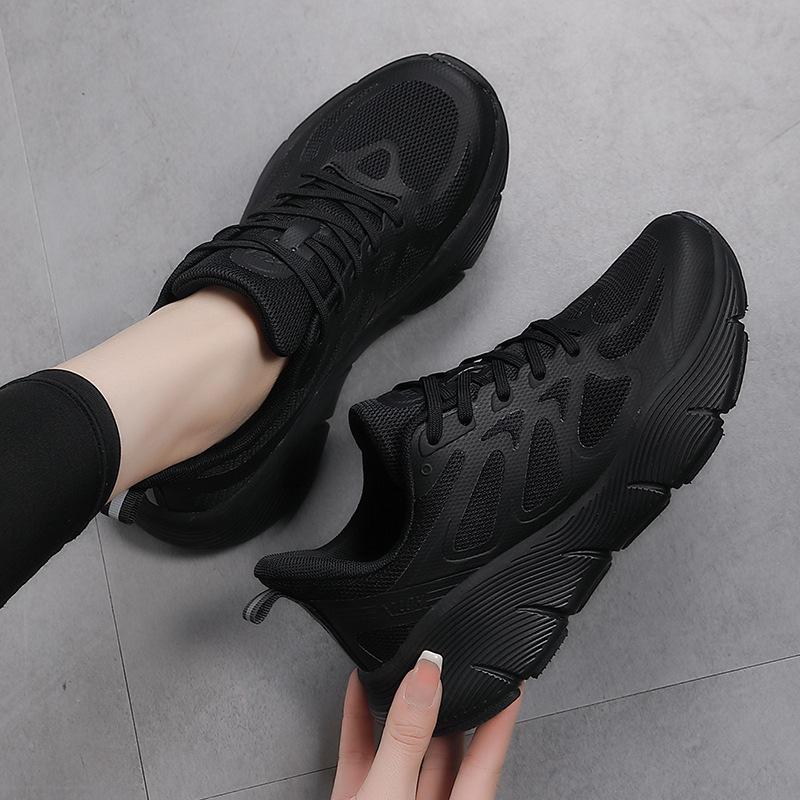 Fashion Women's Orange Sneakers Breathable Mesh Sneakers for Women Shoes Outdoor Thick Sole Sports Shoes Spring Casual Tennis Shoes