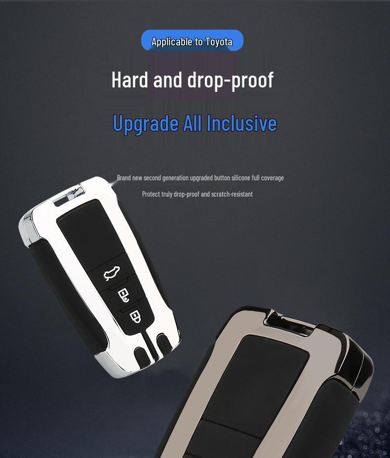 Key Case for Toyota: Camry, Corolla, Levin, Dual-Engine, CHR, Izeh, Velanda, RAV4
