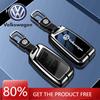 Dla VOLKSWAGEN VW VW Modne Metalowe Etui Pokrowiec na Kluczyk Samochodowy Zdalny Do Volkswagen Tiguan MK2 Magotan Passat B8 CC Obudowa Brelok do Kluczy