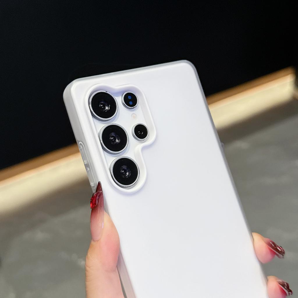 2-in-1 Candy Color Matte Jelly Hard Phone Case For Samsung S25 S24 S23 S22 Ultra Plus S25FE S24FE S23FE S21FE Shockproof Cover