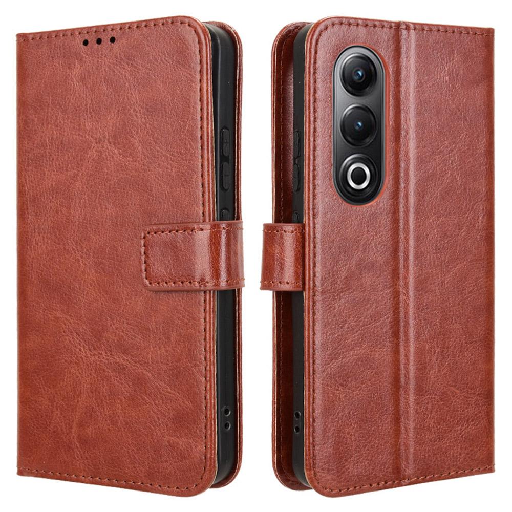For itel S25 4G Case Crazy Horse Texture PU Leather Phone Wallet Cover