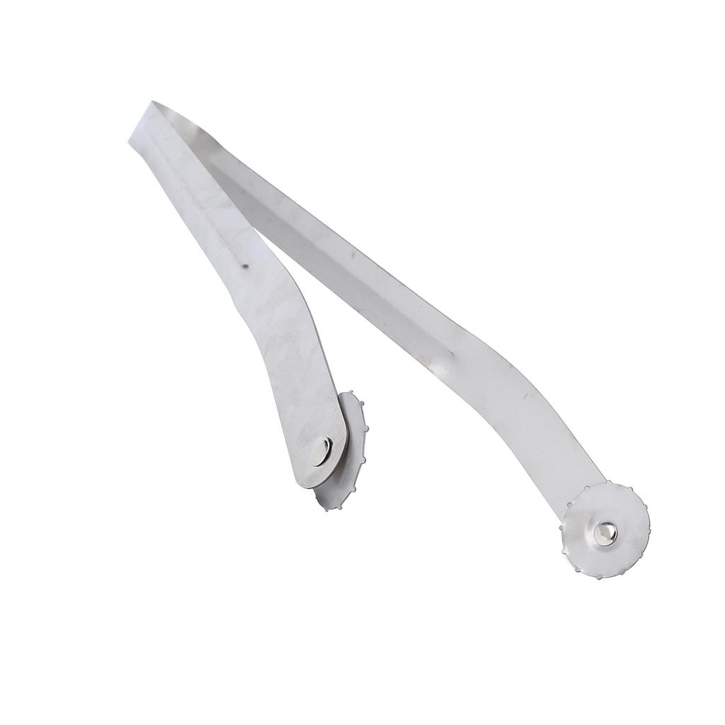 BBQ Sausage Turning Tongs Professional Long Handle Stainless Steel Kitchen Cooking Tongs for Grilling Flipping for