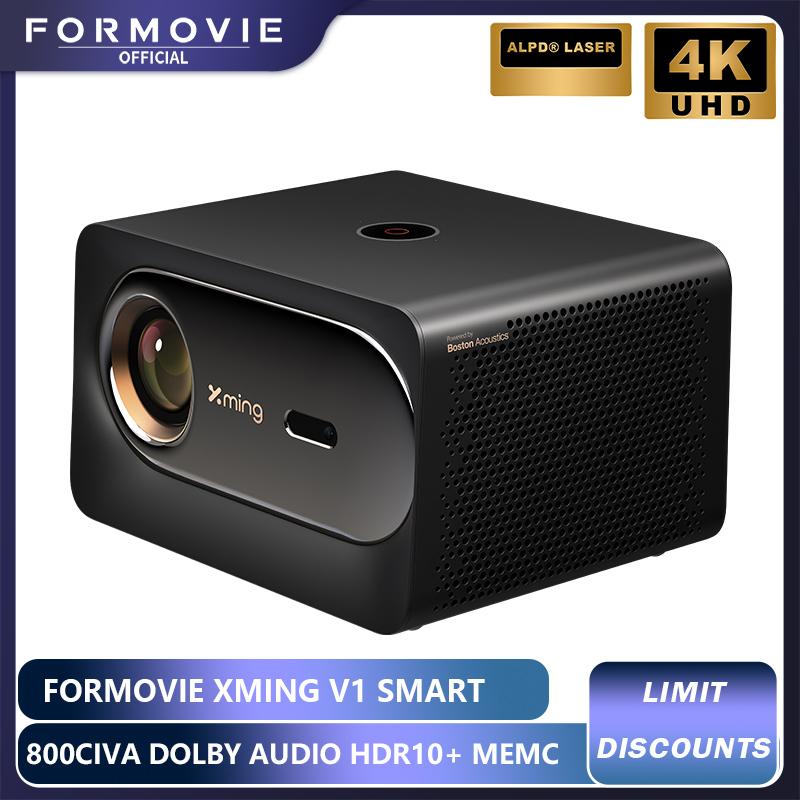 Xming V1 Smart Projector FHD 1080P For Home Theater Dolby Audio Laser Outdoor Bluetooth Cinema Wifi6 HDR10+ Formovie Projector